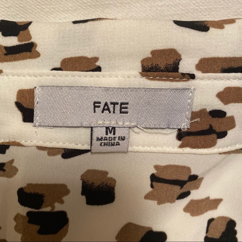 Fate Printed Button Down Blouse - image 6